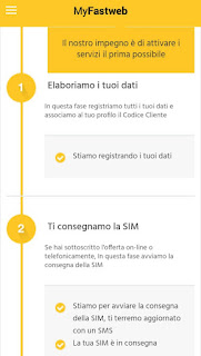 Controllo attivazione SIM nuova da app