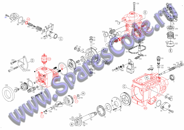 0 460 424 200, 0460424200, Distributor injection pump, VE4/12F1200R852