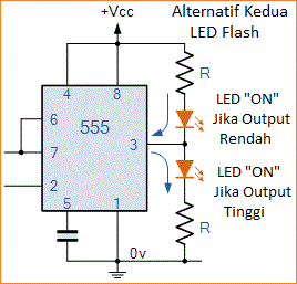 Rangkaian Timer IC 555 (Monostabil dan Bistabil)