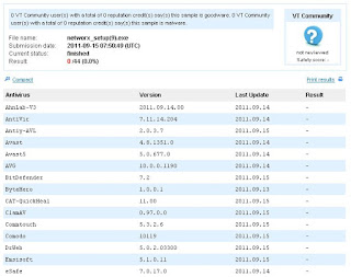 virus total result hasil