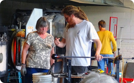 glass blowing teacher
