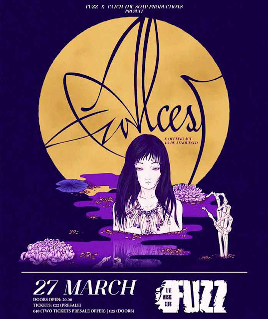 Alcest live in Athens, Greece @ Fuzz club, 27.03.2017 (videos)