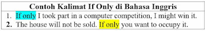 Contoh Kalimat If Only di Bahasa Inggris dan Artinya