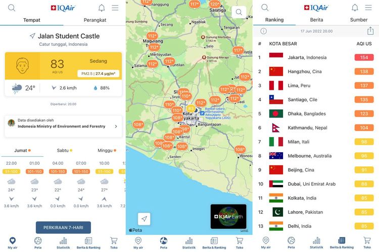 Mau Tahu Kualitas Udara di Daerah Kamu, Coba Cek Pakai Aplikasi Ini