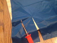 cutting nylon with hot knife