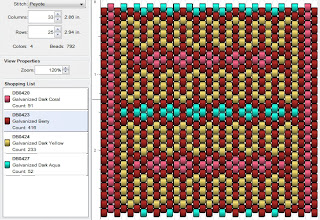 free peyote stitch beading pattern