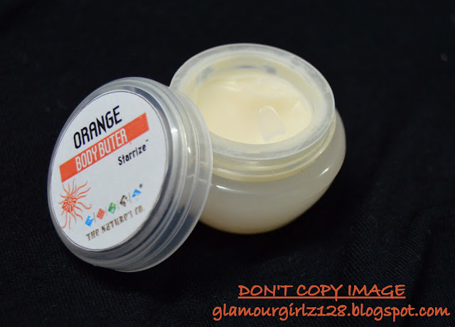 Free sample of Orange body butter by The Nature's Co.