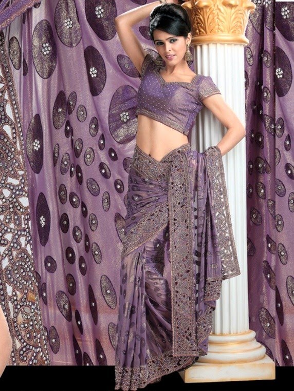 Fashion Today: Modern Style For Saree Designs