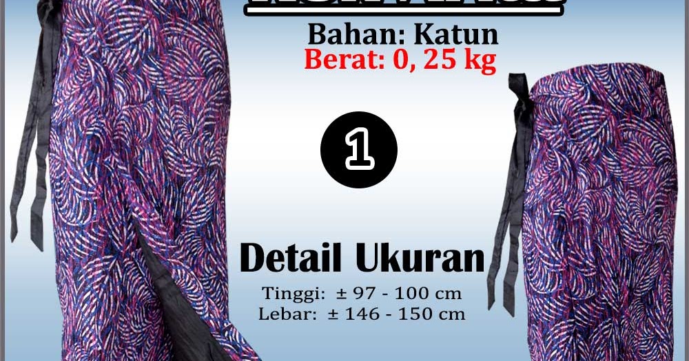  Rok  batik lilit  cantik modis bahan katun