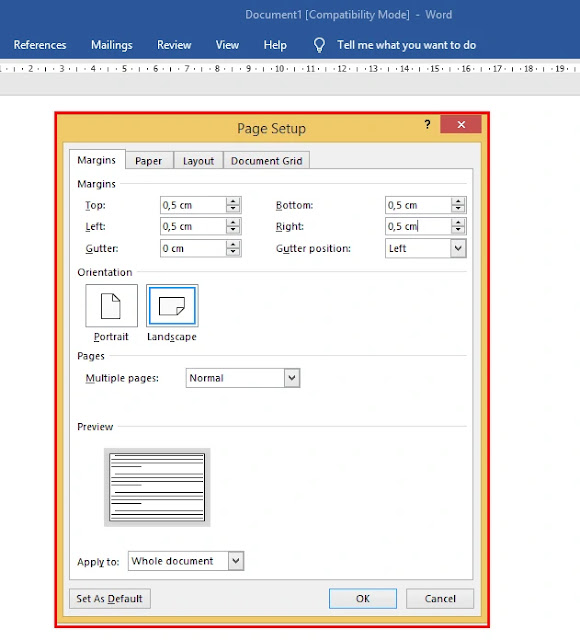 download template sertifikat word gratis