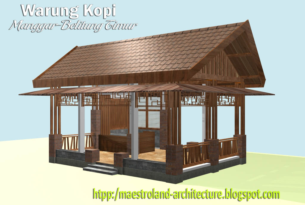 Inspirasiku Arsitektur Warung  Kopi 