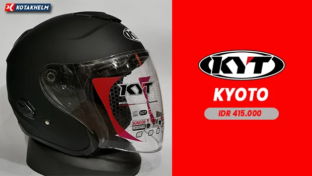 KYT KYOTO Polos hitam doff