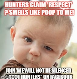 We Will Not Be Silenced About Hunters October 14