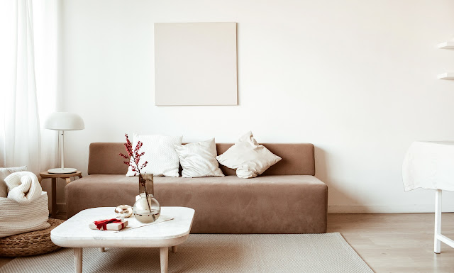 Soft Neutrals Living Room - Fall Home Decor Trends