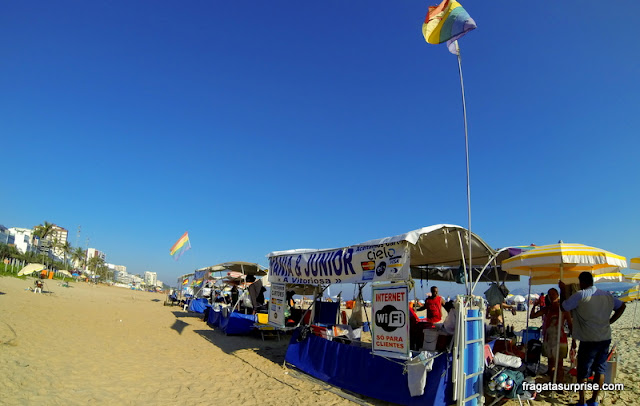 Barraca de praia em Ipanema, Rio de Janeiro