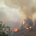 Evacuan a tres comunidades de Zacatlán por incendio forestal (Video)