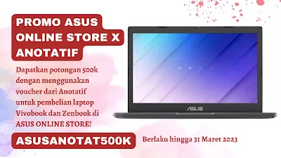 ASUS Vivobook E210MA untuk penulis konten