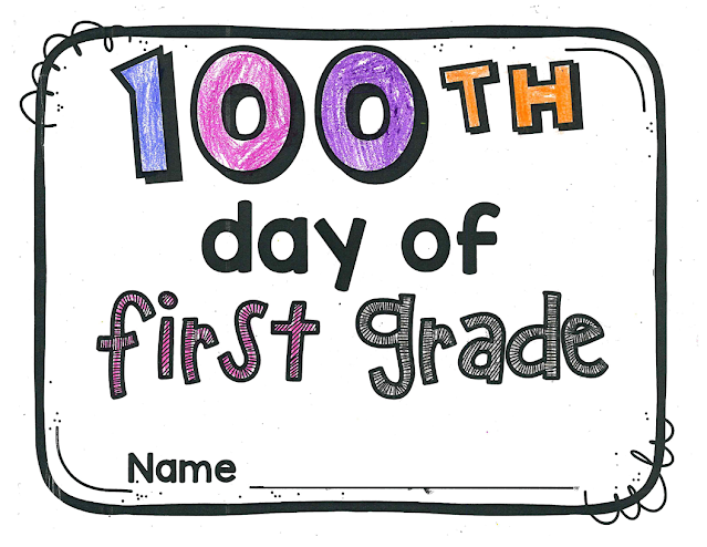 100th Day of School Book Cover