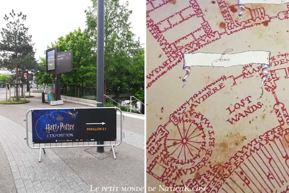 Carte du Maraudeur (Exposition Harry Potter Porte de Versailles)
