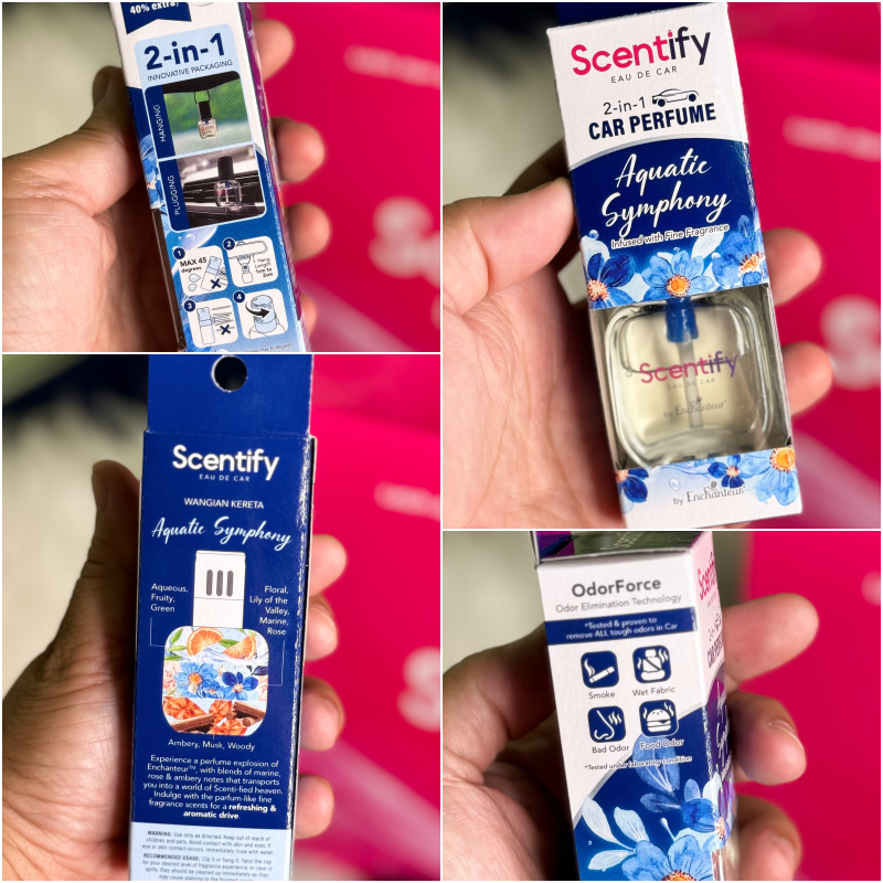 Scentify, Haruman Istimewa, Fabric Perfume, Car Perfume, Rawlins Lifestyle, Rawlins GLAM