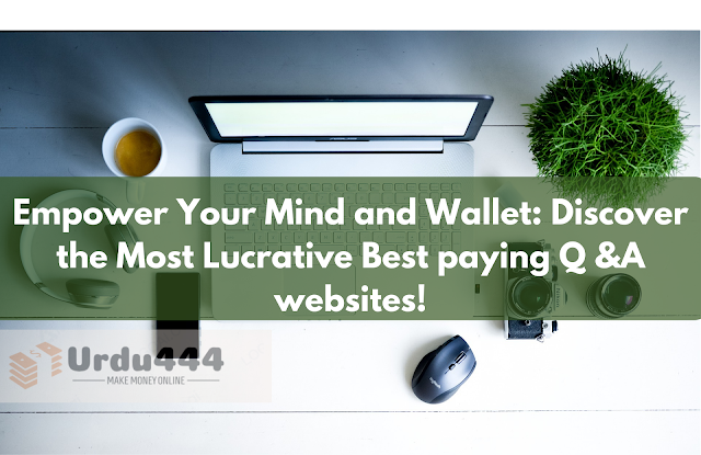 Empower Your Mind and Wallet: Discover the Most Lucrative Best paying Q &A websites!