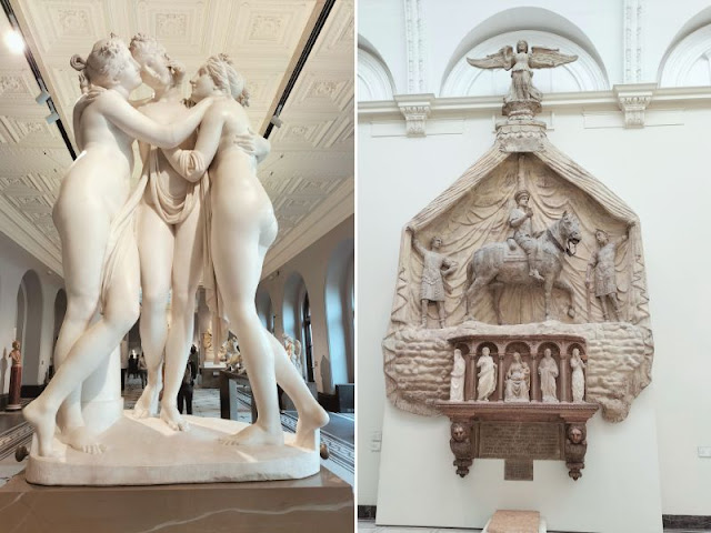 tre grazie canova monumento funebre spinetta malaspina Victoria albert museum londra