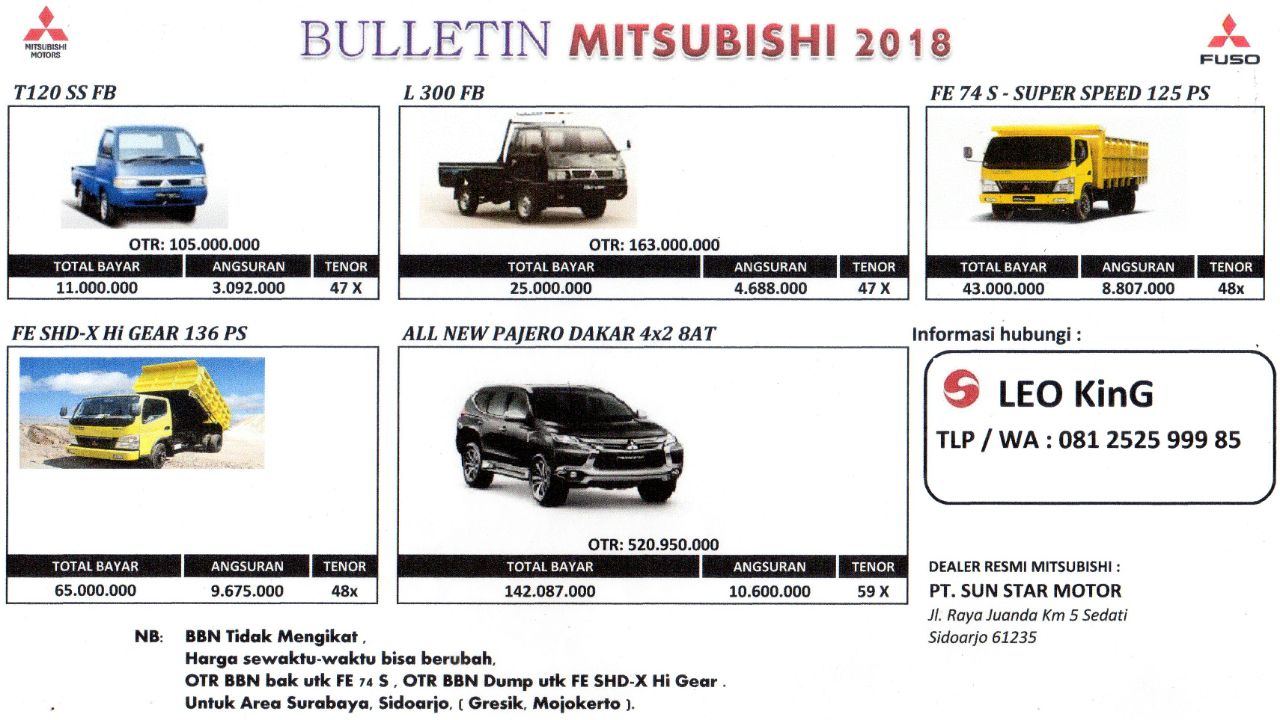 Dealer Mitsubishi Mojokerto  Daftar Harga OTR Cash Dan 