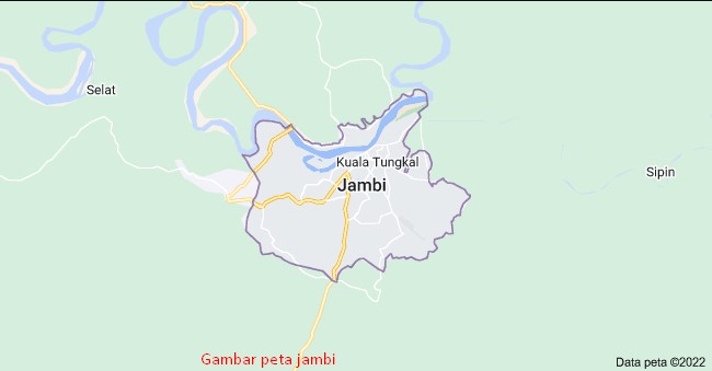 Gambar Peta Jambi