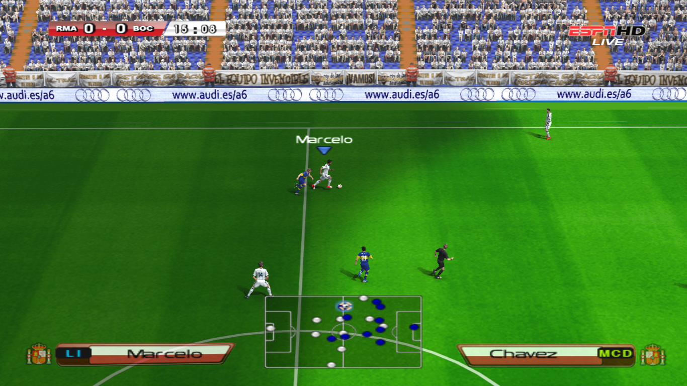 PES 6 Edit: Stadium Santiago Bernabeu Real Madrid HD -PES 6