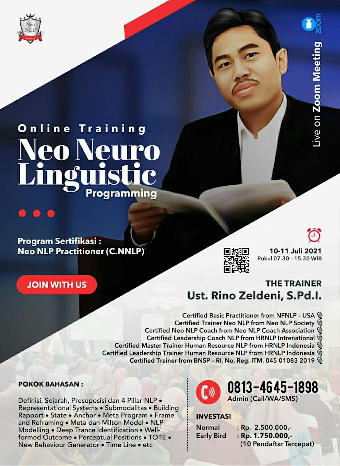 Certified Neo Neuro Linguistic Programming Practitioner