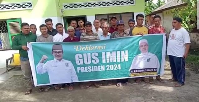 Maju Kembali Dalam Pileg 2024, H. Rahmadsyah, SH Deklarasikan 'Gus Muhaimin' Presiden RI 2024