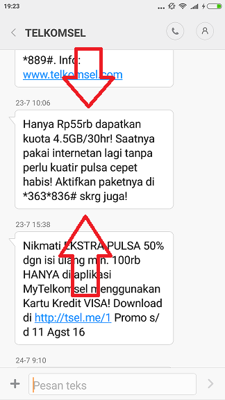 Paket Data Internet Murah 4,5GB Hanya 55Rb Dari Telkomsel