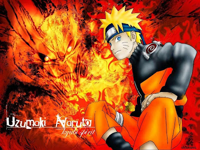 Uzumaki Naruto and Kyubi Wallpaper