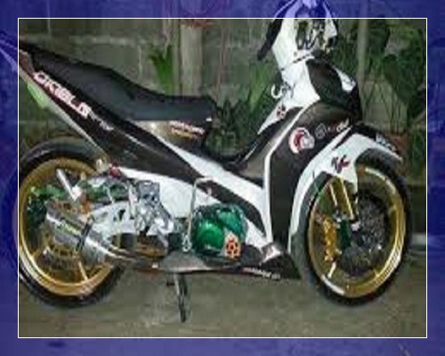 Gambar modifikasi jupiter z ceper belakang airbrush ala 