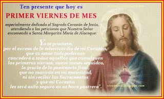 Resultado de imagen para primer viernes de mes dedicado al sagrado corazon