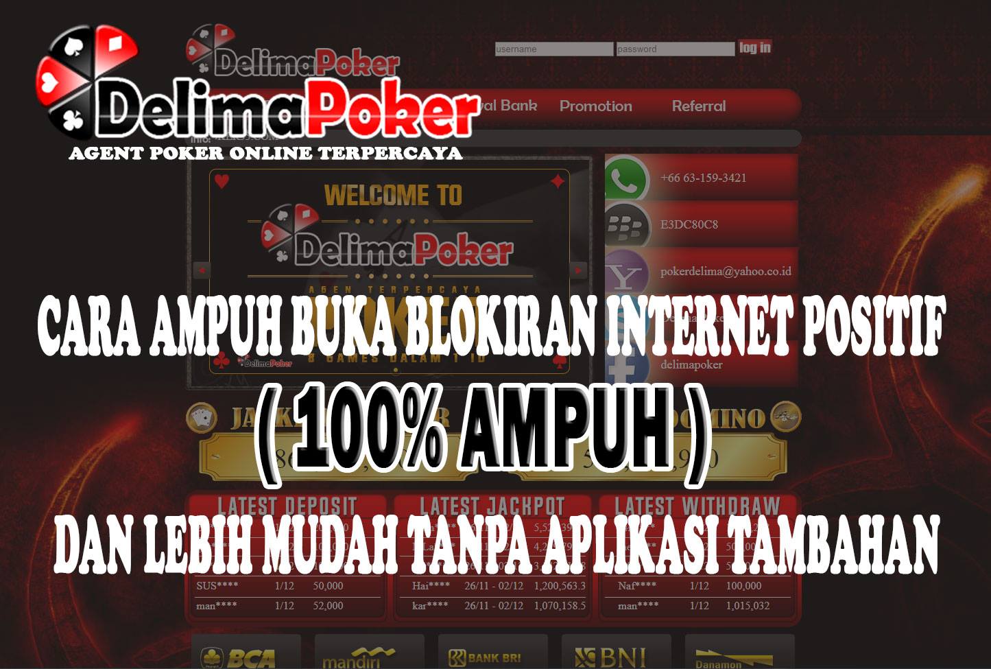  Cara mudah membuka blokiran internet positif (100% ampuh)