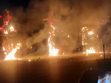 Ravan Dahan amidst huge crowd in Jind: Combustion took place at Arjun Stadium and Railway Ground; fireworks and shopping