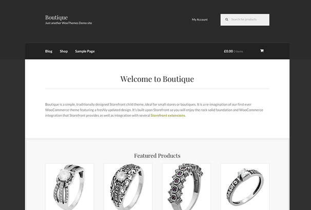 Boutique Free Ecommerce Wp Theme 