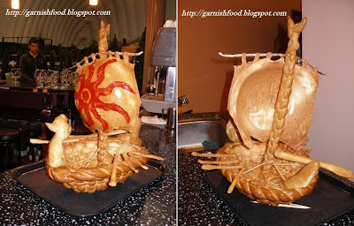 ship made of dough