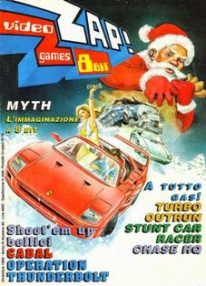 Zzap! 40 - Dicembre 1989 | PDF HQ | Mensile | Videogiochi
Zzap! era una rivista italiana dedicata ai videogiochi nell'epoca degli home computer ad 8-bit.
La rivista originale nasce in Inghilterra col titolo Zzap!64, edita dalla Newsfield Publications Ltd (e in seguito dalla Europress Impact) in Regno Unito. Il primo numero è datato Maggio 1985; era, in questa sua incarnazione britannica, dedicata esclusivamente ai videogiochi per Commodore 64, e solo in un secondo tempo anche a quelli per Amiga; una rivista sorella, chiamata Crash, si occupava invece dei titoli per ZX Spectrum.
L'edizione italiana (intitolata semplicemente Zzap!), autorizzata dall'editore originale, era realizzata inizialmente dallo Studio Vit, fino a quando l'editore decise di curare la rivista con il supporto della sola redazione interna, passando poi, dopo qualche tempo, attraverso un cambio di editore oltre che redazionale, dalle insegne della Edizioni Hobby a quelle della Xenia Edizioni; lo Studio Vit, che ha curato la rivista dal numero 1 (Maggio 1986) al numero 22 (Aprile 1988), poco tempo dopo aver lasciato Zzap! fece uscire nelle edicole italiane una rivista concorrente chiamata K (primo numero nel Dicembre 1988), dedicata sia ai computer ad 8 bit che a 16 bit.
La quasi omonima edizione italiana della rivista anglosassone dedicava ampio spazio spazio anche ad altre piattaforme oltre a quelle della Commodore, come lo ZX Spectrum, i sistemi MSX, gli 8-bit di Atari ed il Commodore 16 / Plus 4 (nonché, in un secondo tempo, anche agli Amstrad CPC), prendendo in esame, quindi, l'intero panorama videoludico dei computer a 8-bit. Anche le console da gioco hanno trovato, successivamente, ampio spazio nelle recensioni di Zzap!, fino a quando la Xenia Edizioni decise di inaugurare una rivista a loro interamente dedicata, Consolemania.
L'edizione nostrana è stata curata, tra gli altri, da Bonaventura Di Bello, e in seguito da Stefano Gallarini, Giancarlo Calzetta e Paolo Besser.
Con il numero 73 termina la pubblicazione della rivista, in seguito ad un declino inesorabile delle vendite dei computer a 8-bit in favore di quelli a 16 e 32.
Gli ultimi numeri di Zzap! (dal 74 al 84) furono pubblicati come inserti di un'altra rivista della Xenia, The Games Machine (dedicata ai sistemi di fascia superiore). In seguito, la rubrica demenziale di Zzap! intitolata L'angolo di Bovabyte (curata da Paolo Besser e Davide Corrado) passò a The Games Machine, dove è tuttora pubblicata.
Tra i redattori storici di Zzap!, che abbiamo visto anche in altre riviste del settore, ricordiamo tra gli altri Antonello Jannone, Fabio Rossi, Giorgio Baratto, Carlo Santagostino, Max e Luca Reynaud, Emanuele Shin Scichilone, Marco Auletta, William e Giorgio Baldaccini, Matteo Bittanti (noto con lo pseudonimo il filosofo, usava firmare gli articoli con l'acronimo MBF), Stefano Giorgi, Giancarlo Calzetta, Giovanni Papandrea, Massimiliano Di Bello, Paolo Cardillo, Simone Crosignani.
Dal 1996 al 1999 Zzap! diventò una rivista online, un sito di videogiochi per PC con una copertina diversa ogni mese e la rubrica della posta, e che recensiva i videogiochi con lo stesso stile della versione cartacea (stesso stile delle recensioni, stesse voci per il giudizio finale, caricature dei redattori).