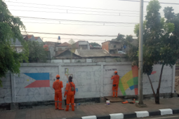 Pengecatan Trotoar Jakarta