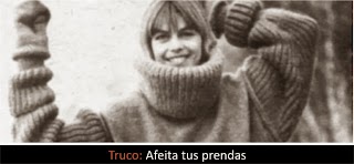 Truco: Afeita tus prendas