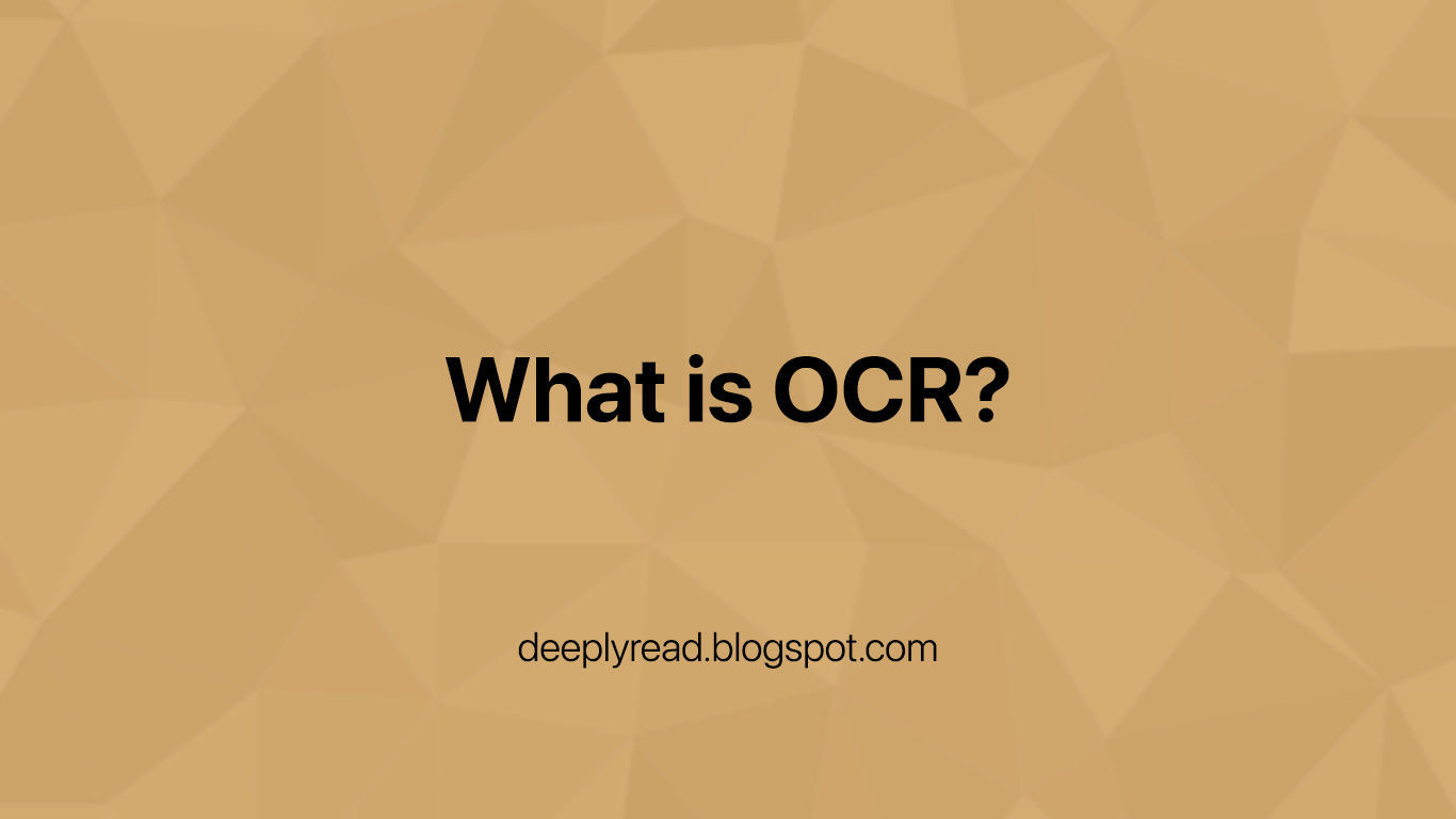 what is OCR