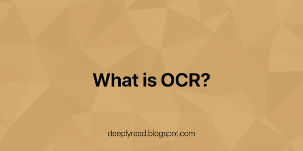 What is Optical Character Recognition (OCR)?