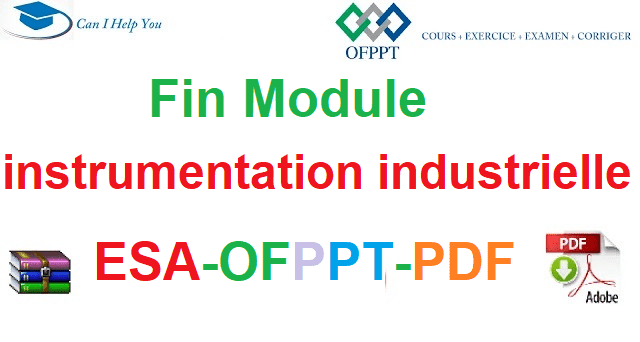 Examens De Fin Module Instrumentation Industrielle Électromécanique des Systèmes Automatisées-ESA-OFPPT-PDF