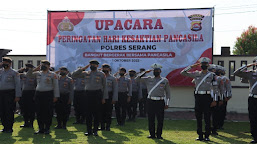 Polres Serang Laksanakan Upacara Peringatan Hari Kesaktian Pancasila 