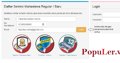 pendaftaran online telkom university - 2020/2021 - populer