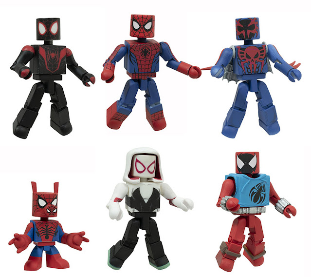 Diamond Select Marvel Minimates Spider-Man Spiderverse Deluxe Box Set