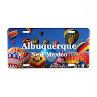 Beautiful Albuquerque hot air balloon skyline & its premier park which holds events like ballooning, sports & concerts. Store: cafepress.com/Albuquerque_NM