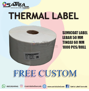 thermal label 50x60